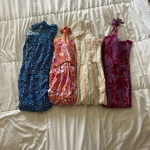 Colorful Summer Rompers/Dress Lot